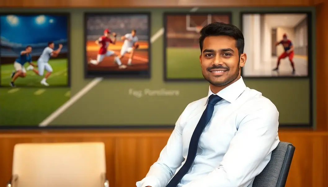 A job candidate prepares meticulously using sports strategies.