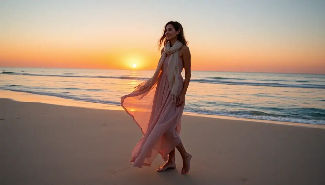A collection of essential beach vacation items for style and comfort.