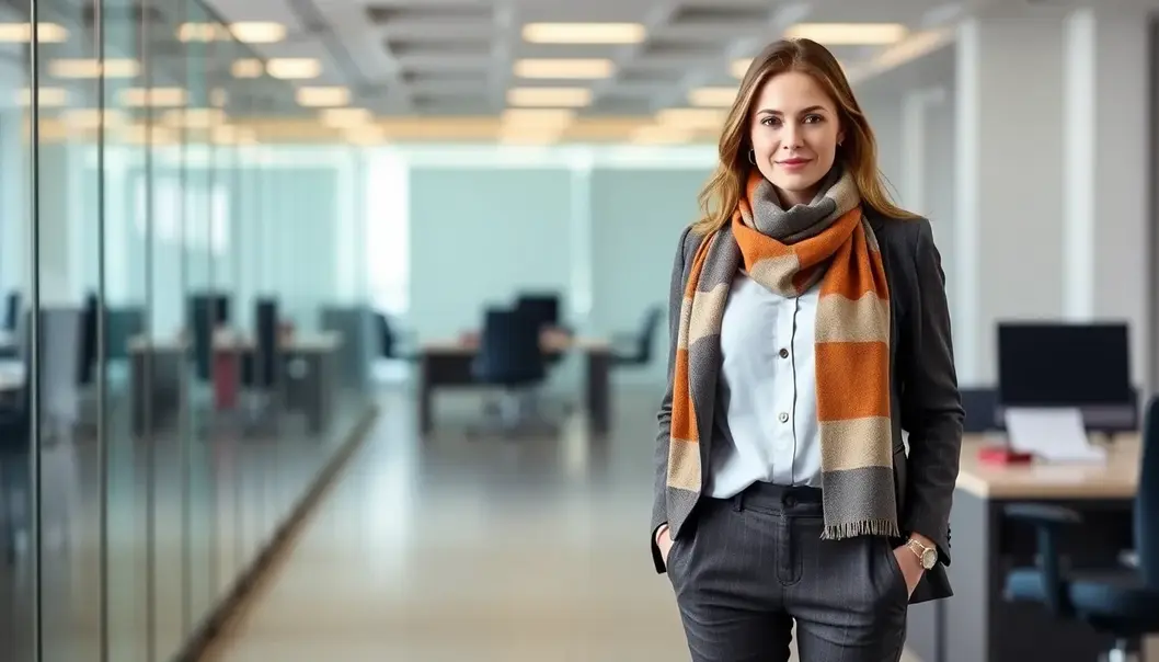 Selecting warm fabrics like cotton, wool, and cashmere is key to successful fall layering.